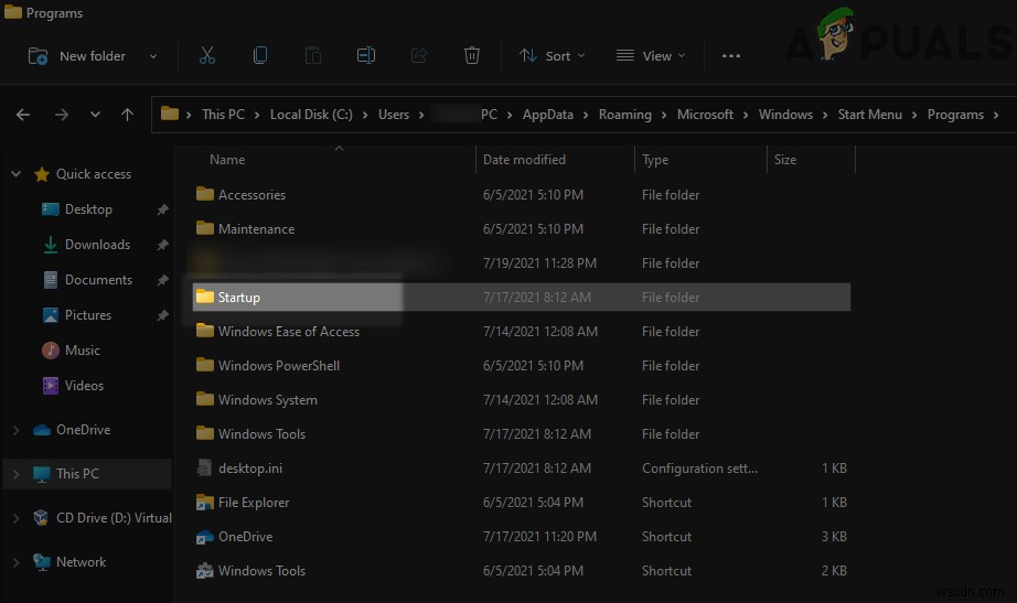 উইন্ডোজ 11/10 এ স্টার্টআপ ফোল্ডারটি কীভাবে অ্যাক্সেস করবেন 