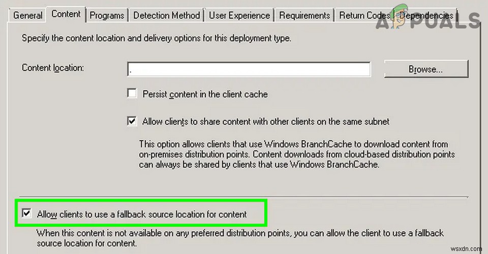 ঠিক করুন:SCCM ইনস্টলেশন ত্রুটি কোড 0X87D00607 (-2016410105) 