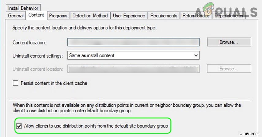 ঠিক করুন:SCCM ইনস্টলেশন ত্রুটি কোড 0X87D00607 (-2016410105) 