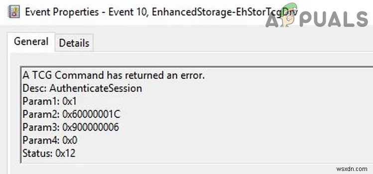 [সমাধান] ইভেন্ট আইডি 10:একটি TCG কমান্ড একটি ত্রুটি ফিরিয়ে দিয়েছে 