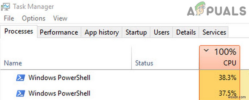 Windows 10 এ Windows PowerShell দ্বারা সৃষ্ট উচ্চ CPU ব্যবহার সমাধান করুন 