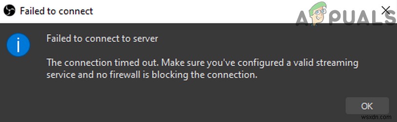 [সমাধান] OBS সার্ভারের সাথে সংযোগ করতে ব্যর্থ হয়েছে৷ 