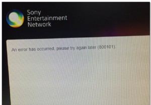 কিভাবে Sony Error 800101 ঠিক করবেন 