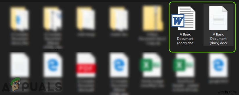 .Docx ফাইলগুলি ওয়ার্ড আইকন দেখাচ্ছে না [ফিক্স] 