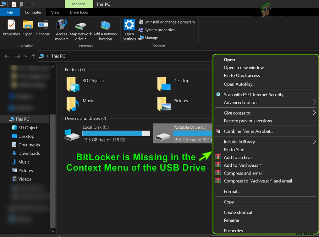 [ফিক্স] USB ড্রাইভগুলির জন্য BitLocker চালু করতে অক্ষম৷ 