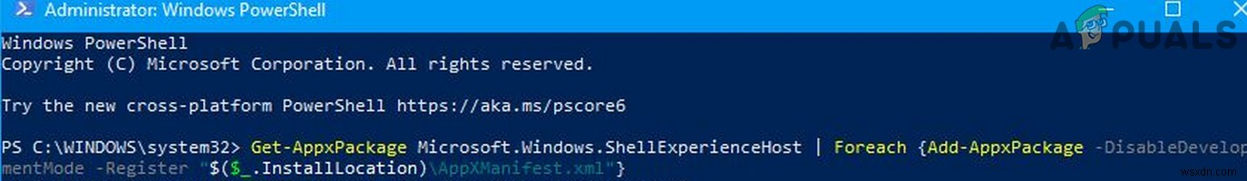 ঠিক করুন:Microsoft.Windows.ShellExperienceHost এবং Microsoft.Windows.Cortana অ্যাপ্লিকেশন ইনস্টল করতে হবে? 