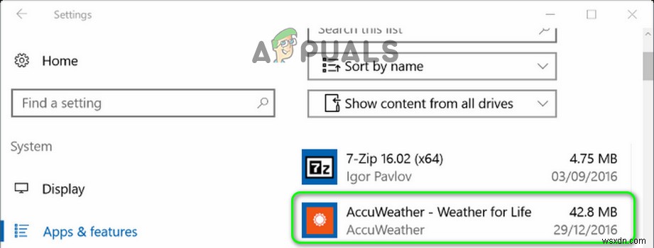 কিভাবে Accuweather বক্স পর্দায় উপস্থিত থেকে পরিত্রাণ পেতে 