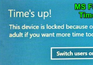 ঠিক করুন:এমএস ফ্যামিলি অ্যাকাউন্ট স্ক্রীন টাইম লিমিট কাজ করছে না 