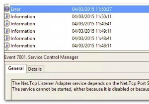 [FIX]  NET.TCP পোর্ট শেয়ারিং সার্ভিস  শুরু করতে ব্যর্থ হয়েছে৷ 