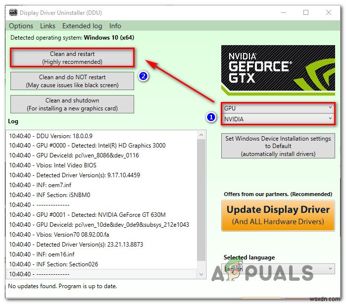 কিভাবে GeForce অভিজ্ঞতা  ত্রুটি HRESULT E_FAIL  ঠিক করবেন 