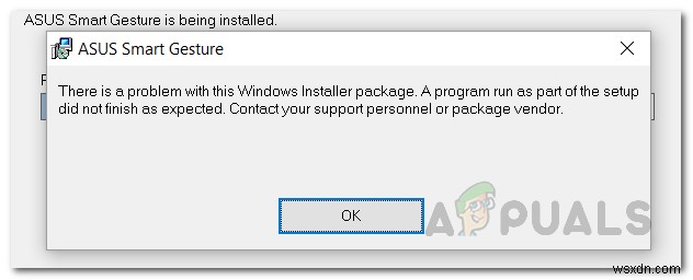 ফিক্স:ASUS স্মার্ট জেসচার ড্রাইভার ইনস্টল করতে অক্ষম 