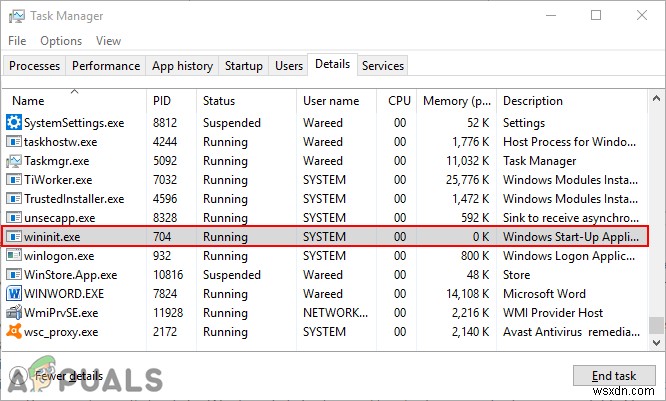 কি:wininit.exe এবং আমার কি এটি সরানো উচিত?