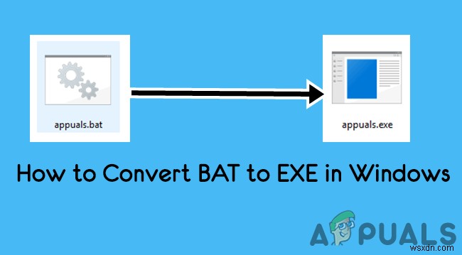 ব্যাচ ফাইল .BAT কে এক্সিকিউটেবল .EXE এ রূপান্তর করা হচ্ছে 