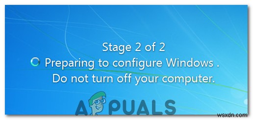 কনফিগার করার প্রস্তুতিতে আটকে থাকা উইন্ডোজ 7 বা 10 সমাধান করুন 