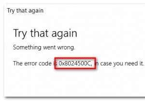 উইন্ডোজ আপডেট ইনস্টল করার সময় ত্রুটি 0x8024500c ঠিক করুন 