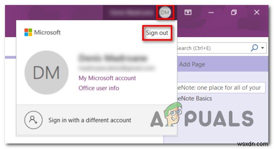  এই নোটবুক সিঙ্ক করার জন্য OneNote এর একটি পাসওয়ার্ড প্রয়োজন  ত্রুটি ঠিক করুন 