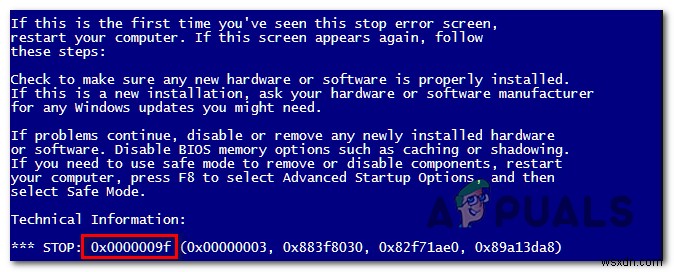 উইন্ডোজে কীভাবে স্টপ ত্রুটি 0x0000009f ঠিক করবেন? 