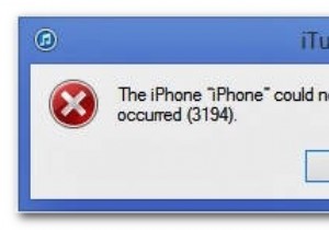 আইটিউনস ত্রুটি কোড 3194 কিভাবে ঠিক করবেন? 