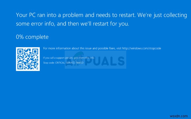 কিভাবে উইন্ডোজে CRITICAL_SERVICE_FAILED BSOD ঠিক করবেন?