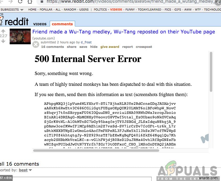 Reddit এ ত্রুটি 500 কিভাবে ঠিক করবেন 
