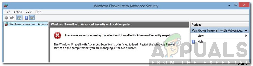 উইন্ডোজ ডিফেন্ডার ফায়ারওয়াল ত্রুটি কোড 0x6d9 কিভাবে ঠিক করবেন? 