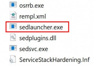  sedlauncher.exe  কি এবং এটি অক্ষম করা উচিত? 