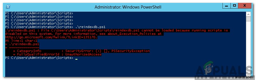 Powershell-এ কীভাবে  রানিং স্ক্রিপ্টগুলি এই সিস্টেমে নিষ্ক্রিয়  ত্রুটি ঠিক করবেন? 