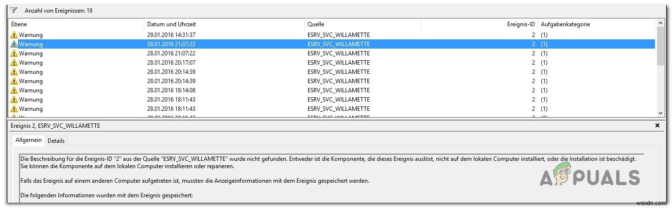 ESRV_SVC_WILLAMETTE ইভেন্ট ভিউয়ার ত্রুটিগুলি কীভাবে ঠিক করবেন৷ 