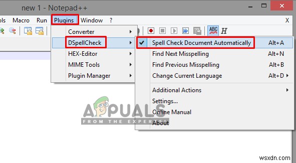 নোটপ্যাড++ বানান চেক প্লাগইন কীভাবে ইনস্টল করবেন 