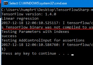ঠিক করুন:আপনার CPU নির্দেশাবলী সমর্থন করে যে এই TensorFlow বাইনারি AVX2 ব্যবহার করার জন্য কম্পাইল করা হয়নি 