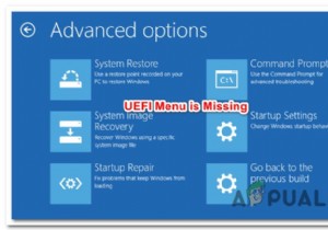 ঠিক করুন:Windows 10 এ UEFI ফার্মওয়্যার সেটিংস অনুপস্থিত 
