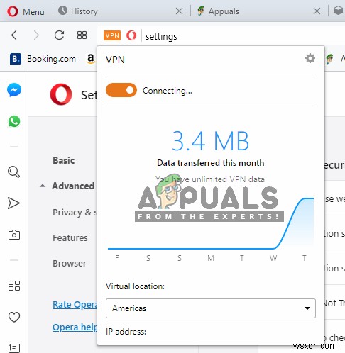 সমাধান:Opera VPN কাজ করছে না