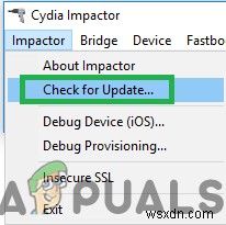 ঠিক করুন:Cydia Impactor কাজ করছে না 