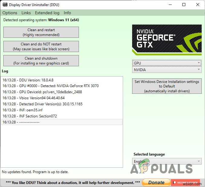 উইন্ডোজে GeForce অভিজ্ঞতা ত্রুটি কোড 0x0001 কিভাবে ঠিক করবেন? 