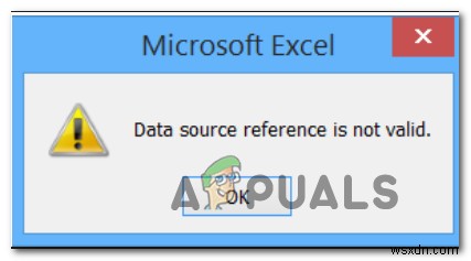 ফিক্স:ডেটা সোর্স রেফারেন্স এক্সেলে বৈধ নয় 