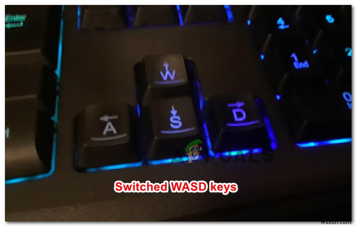 ঠিক করুন:WASD এবং তীর কীগুলি সুইচ করা হয়েছে৷ 