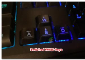 ঠিক করুন:WASD এবং তীর কীগুলি সুইচ করা হয়েছে৷ 