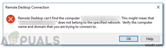 ঠিক করুন:দূরবর্তী ডেস্কটপ উইন্ডোজ 10 এ কম্পিউটার খুঁজে পাচ্ছে না 
