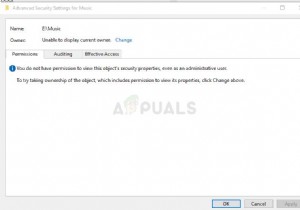 ঠিক করুন:আপনার কাছে এই অবজেক্টের নিরাপত্তা বৈশিষ্ট্য দেখার অনুমতি নেই 