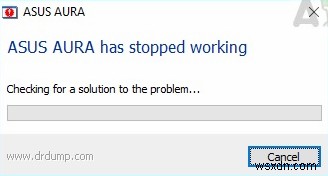 ঠিক করুন:ASUS AURA কাজ করছে না 