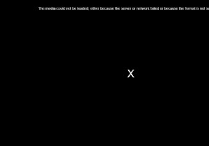 ঠিক করুন:মিডিয়া লোড করা যায়নি, হয় সার্ভার বা নেটওয়ার্ক ব্যর্থ হওয়ার কারণে বা ফর্ম্যাটটি সমর্থিত নয় 