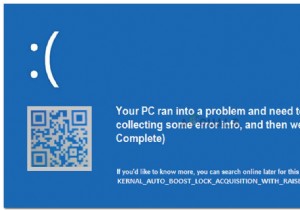 ঠিক করুন:উত্থাপিত IRQL সহ কার্নেল অটো বুস্ট লক অধিগ্রহণ 