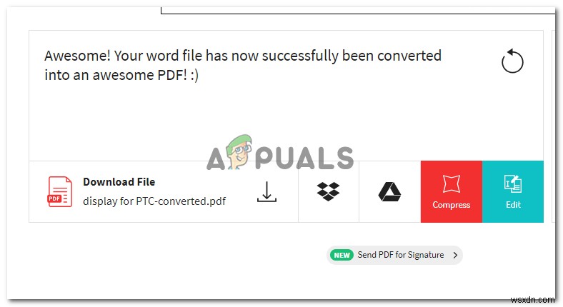 কিভাবে একটি বিদ্যমান ফাইল একটি PDF রূপান্তর? 