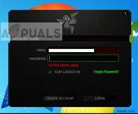 ঠিক করুন:Razer Synapse Error 3803 