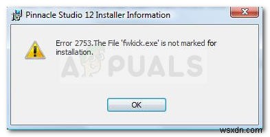 কিভাবে ত্রুটি 2753 ঠিক করবেন ফাইলটি ইনস্টলেশনের জন্য চিহ্নিত করা হয়নি 
