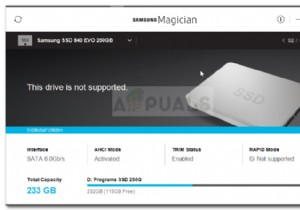 ফিক্স:স্যামসাং ম্যাজিশিয়ান এসএসডি চিনতে পারে না 