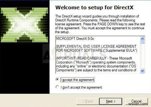 ঠিক করুন:Direct3D আরম্ভ করতে ব্যর্থ 