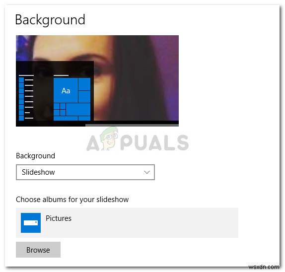 ঠিক করুন:Windows 10 ব্যাকগ্রাউন্ড স্লাইডশো সাবফোল্ডার দেখা যাচ্ছে না 