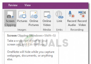 কিভাবে Windows 10 এ OneNote স্ক্রীন ক্লিপিং শর্টকাট পরিবর্তন করবেন 
