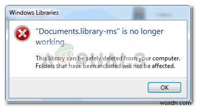 ঠিক করুন:Documents.library-ms কাজ করছে না 